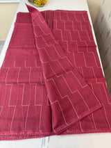 Soft kota silk saree with embriodery MS14809- Pink