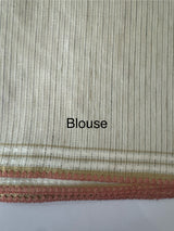 Blended soft tussar saree with thread work MTS9965