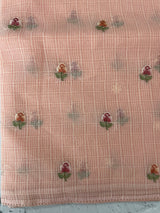 NetKota saree with embroidery MSN765 Peach