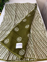 Soft chanderi saree with lace border  SFTCT