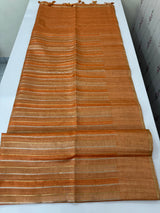 Multi color Semi soft silk saree with borders MSS590