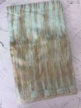 Semi organza saree with thread work - MSH910 PastelAquaBlue