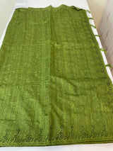 Cutwork Blended Jute - tussar saree MTS9079