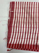 Checks Semi linen saree  MLS67