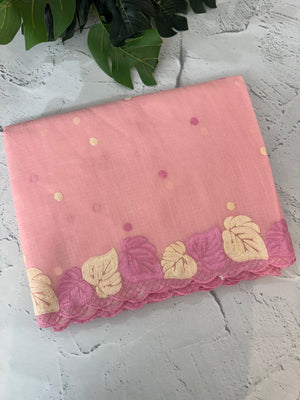 Kota checks saree with embroidery MSD543