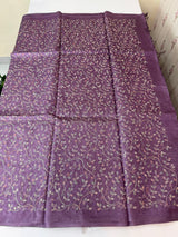 Pure desi tussar silk saree with embroidery- MTSS659 (1)