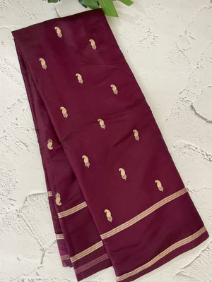 Soft Gachi silk saree with zari weaving MGH76