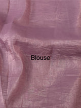 Crush Organza embroidery saree MS9740 Faded Wine