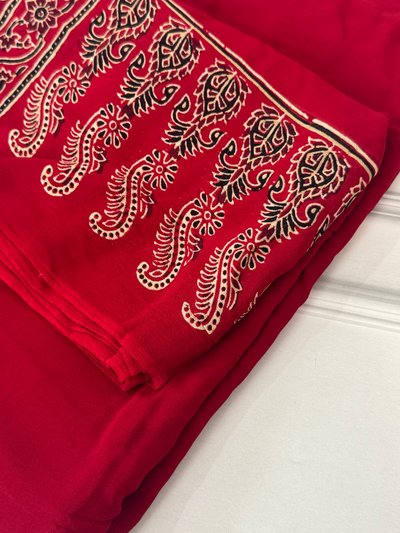 Pure Georgette saree MGS76