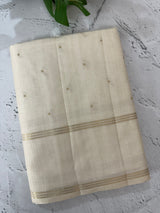 Soft silk saree with zari weaving  MSG6162 PearlCream