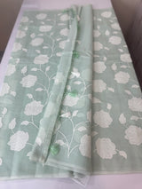 Kota cotton applique work saree- MSH7877 PastelMint