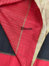 Semi silk saree with zari weaving  MSG6161