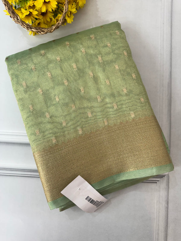 Banarasi crush tissue saree MS11290