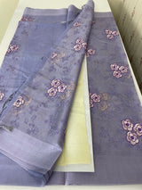 Tissue silk saree with embroidery MSH240