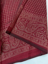 Chiffon saree with foil prints - MS7611