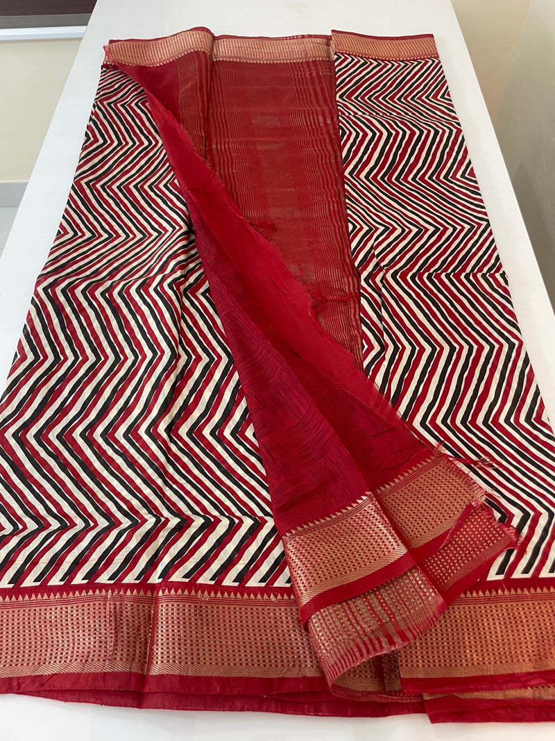 Semi chanderi saree  MCSC673