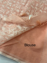 Kota embriodery saree MS1455 - PastelPeach