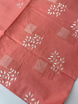 Butter silk saree with embroidery MTS569