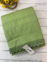 NetKota Hakoba saree with lace border MS6713- LightGreen