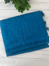 Cutwork Blended Jute - tussar saree MTS9079