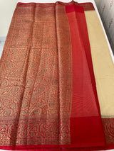 Semi silk saree with blouse MBS7855