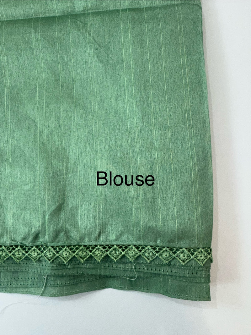 Art silk saree with embroidery SVTS26 DuskyGreen