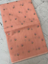 Lightweight Kota Supernet saree with embroidery MS143