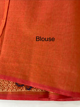 Netkota embriodery saree MS1456 Orange