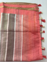 Digital printed semi Linen Saree MLS615- 31