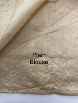 Blended tussar saree with cutwork - MSHK678 Cream (2)