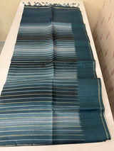 Multi color Semi soft silk saree with borders MSS590