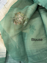 Semi linen saree with blouse MLS8765 (6)