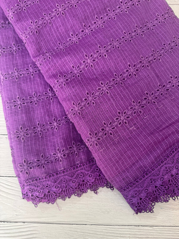 NetKota Hakoba saree with lace border MS6713