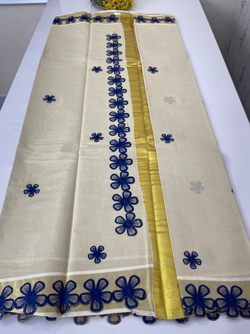 Kerala tissue saree- Gold