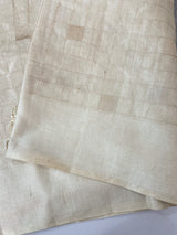 Blended tussar saree with embriodery - MS8665 Cream as