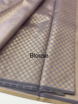 Pastel brocade semi silk sarees MS67443