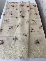 Premium Soft kota silk saree with digital prints and embroidery MKS703