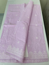 Cotton embriodery saree with blouse - MSH5566