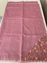 Cutwork Semi tussar saree MTSS680