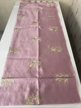 Tussar finish soft silk saree with thread embroidery MTS568 OnionPink