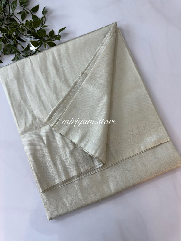 Pastel soft silk Saree - MKP912 Offwhite