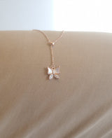 Elara 92.5 Rosegold Necklace EL213