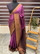 Semi kanchi soft silk saree MVS57