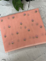 Lightweight Kota Supernet saree with embroidery MS143
