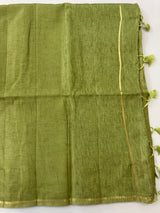 Tussar mix Semi silk saree with small zari weaving MSS8925