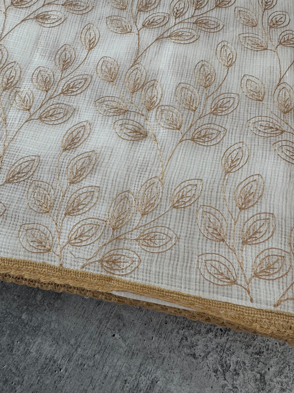 Kota cotton embriodery saree MS1490