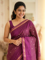 Bhagalpuri Semi tussar saree MS896 Vadamalli