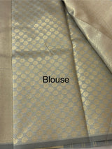 Pastel brocade semi silk sarees MS67443