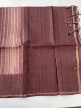 Multi color Semi soft silk saree with borders MSS590