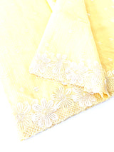 Kota saree with embriodery work MKAS36 Yellow